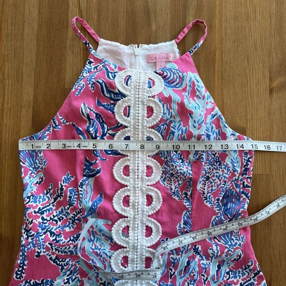 Lilly Pulitzer Women's Top 6 Annabelle Top Capri Pink Samba Sleeveless Preppy - Picture 14 of 15